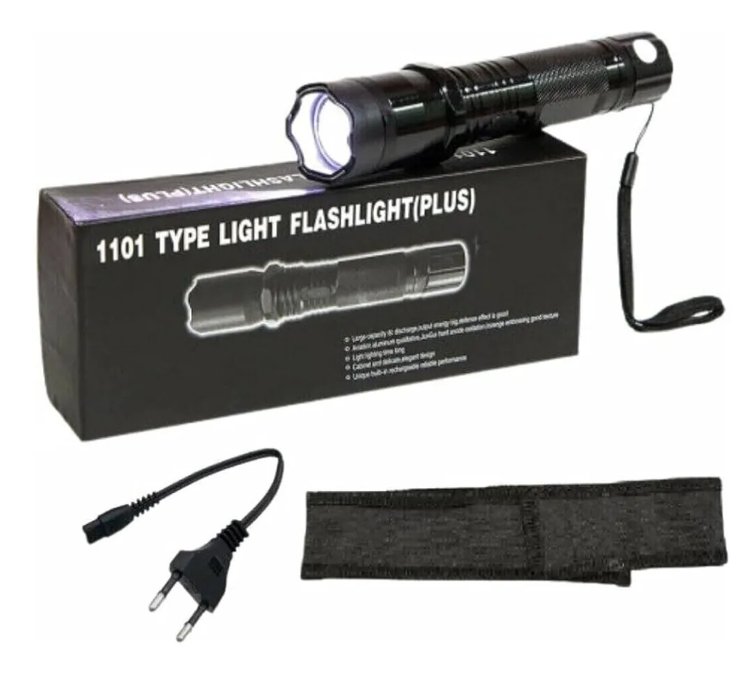 Lanterna com Taser Choque
