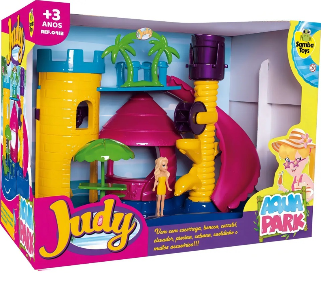 Brinquedo Menina Playset Parque Aquático Da Judy