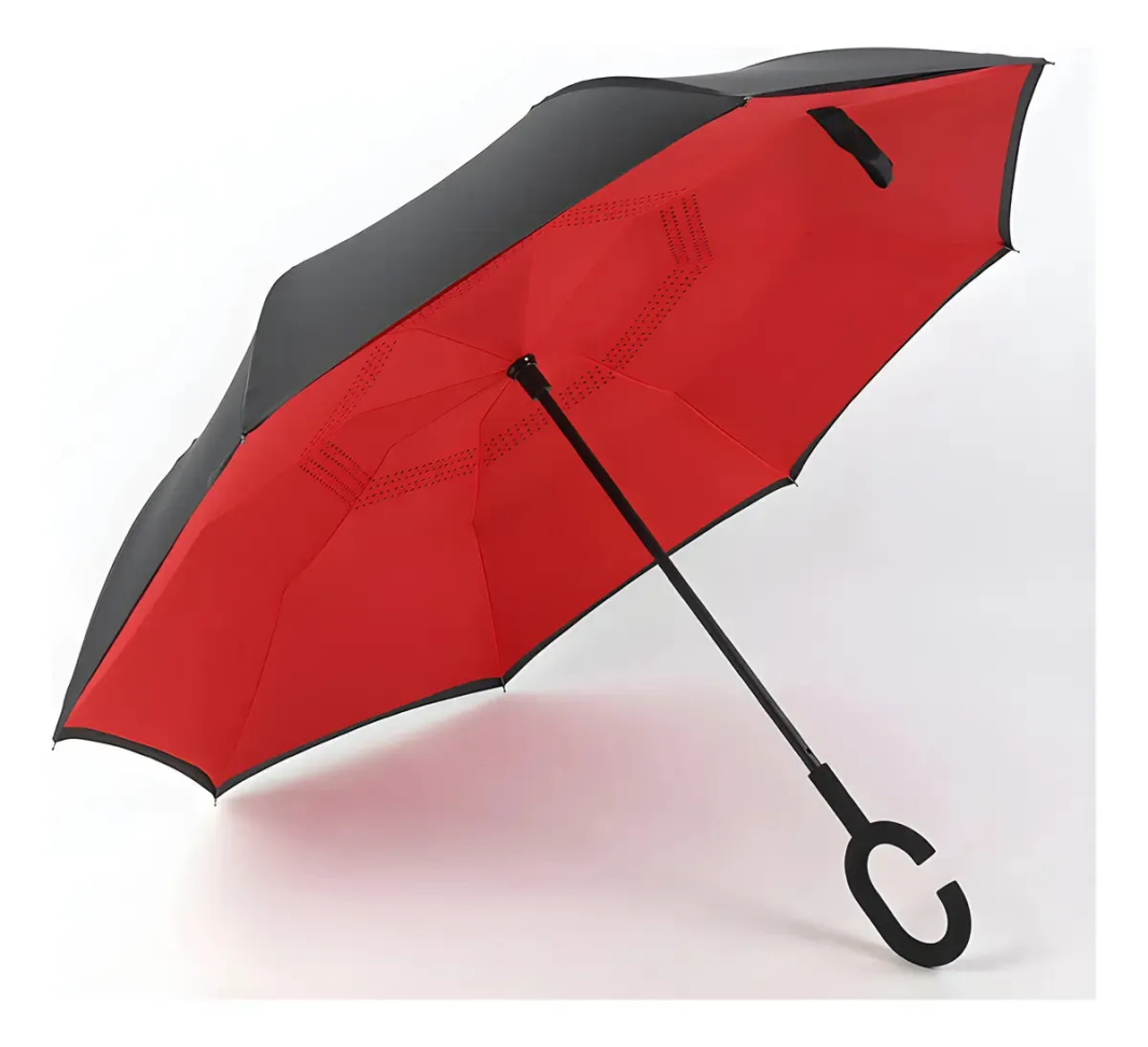Guarda Chuva Invertido Tecido Duplo