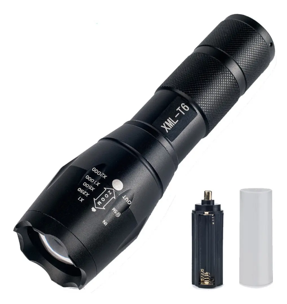 Lanterna Tática B-Max Alumínio Recarregável 8501