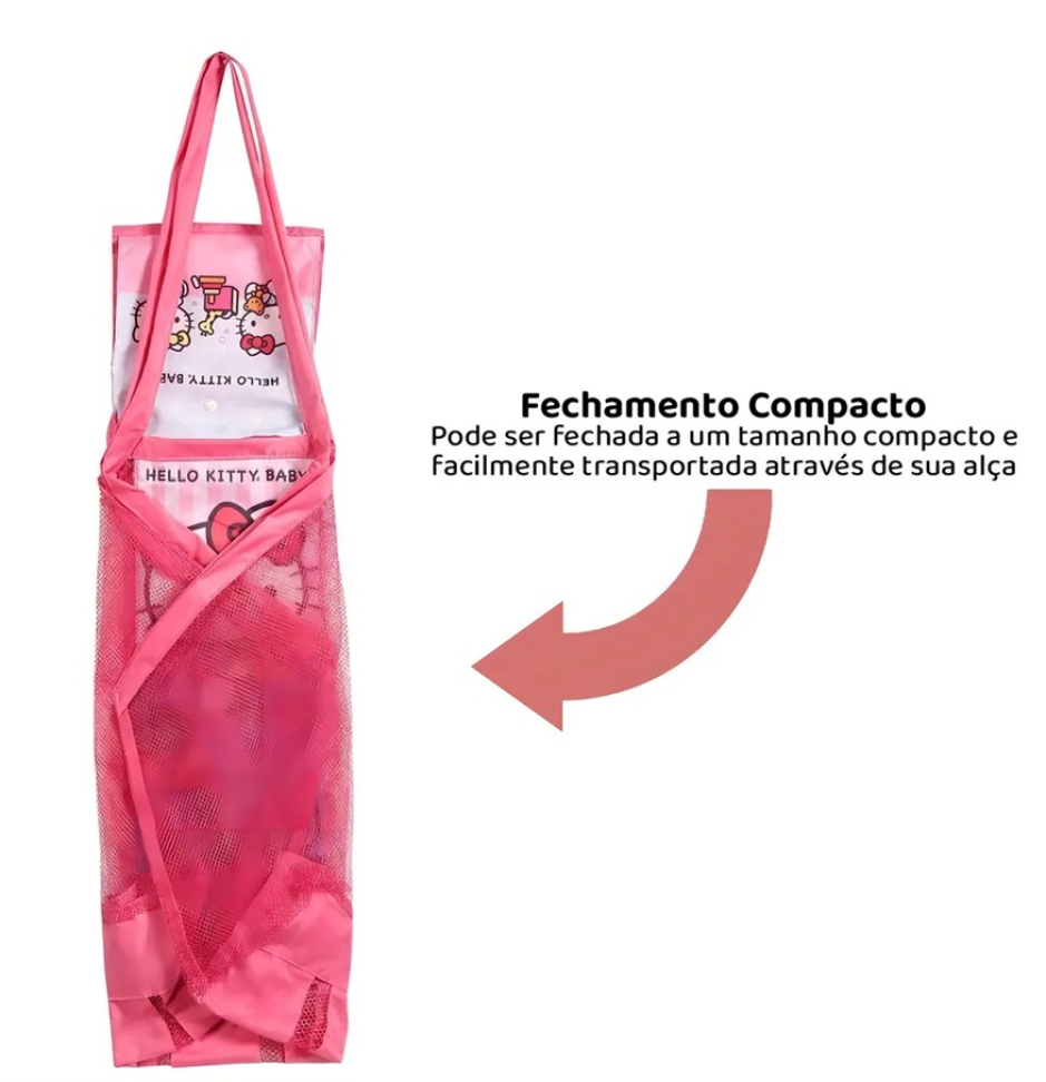 Sacola Multiuso para Brinquedos Hello Kitty - #4