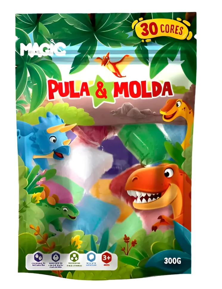 Massinha  Eva 300g Pula e Molda - 30 Cores