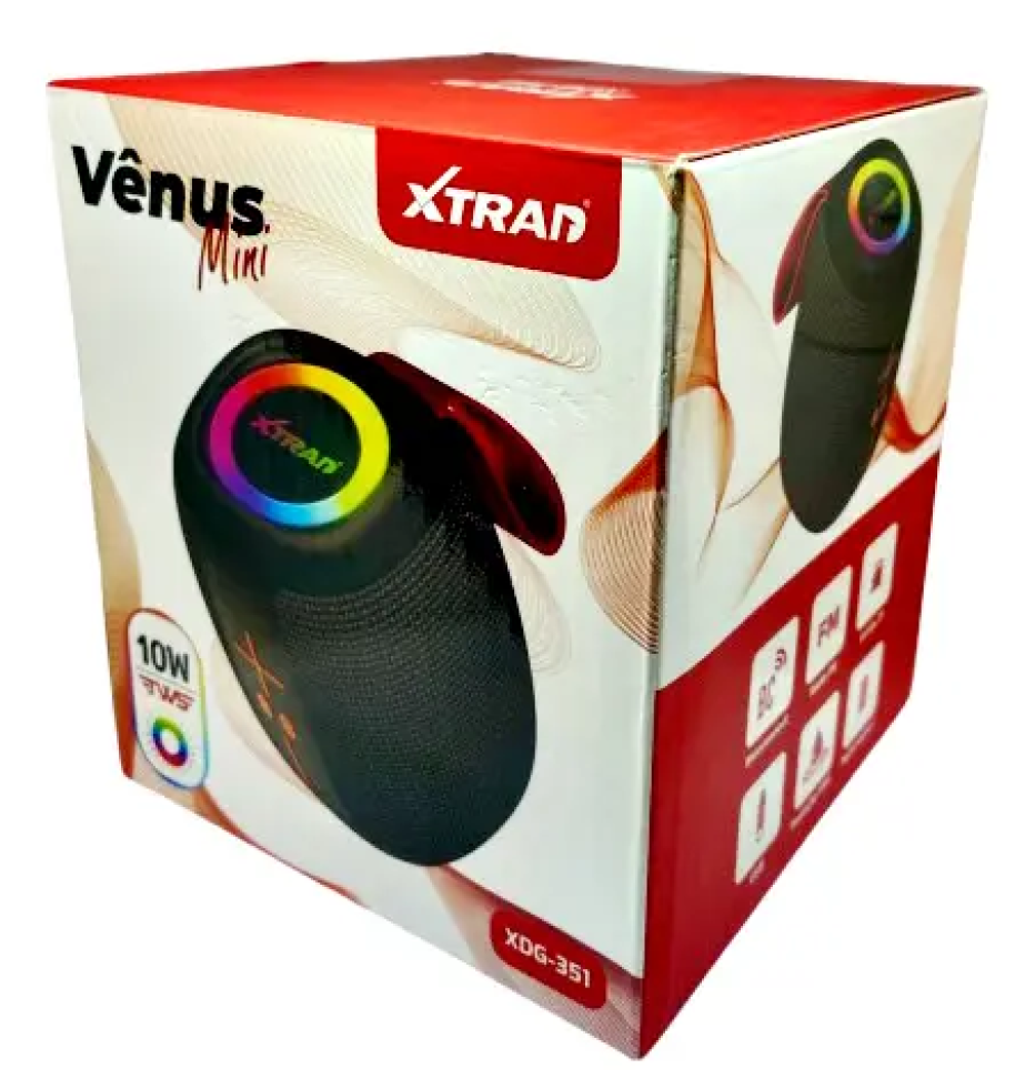 Caixa De Som Bluetooth Vênus Mini 351