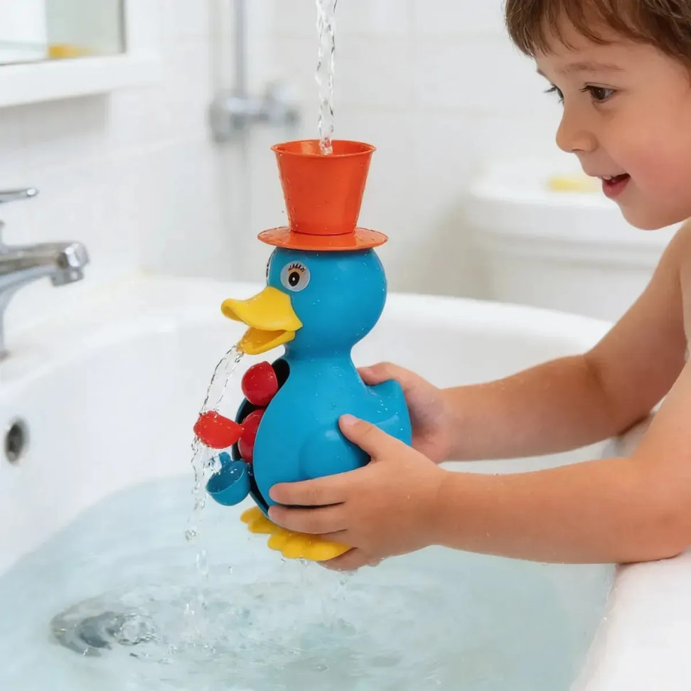 Patinho quá-quá Brinquedo Didático Infantil Para Piscina Praia