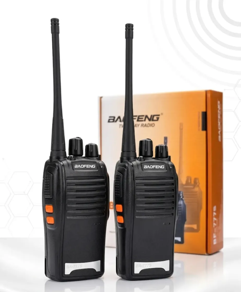 Kit 2 Rádio Comunicador Baofeng