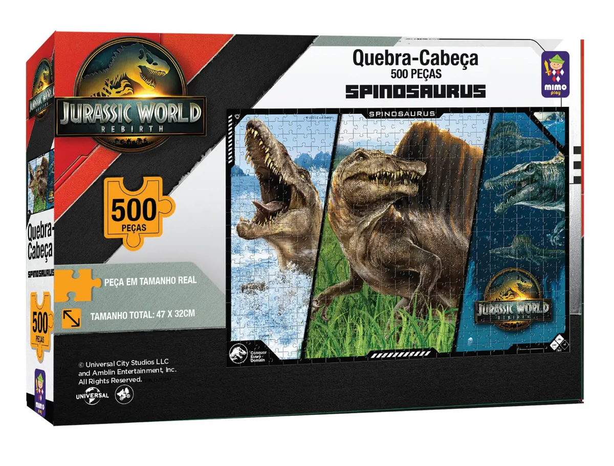 Quebra-cabeça 500 Pçs Spinosaurus