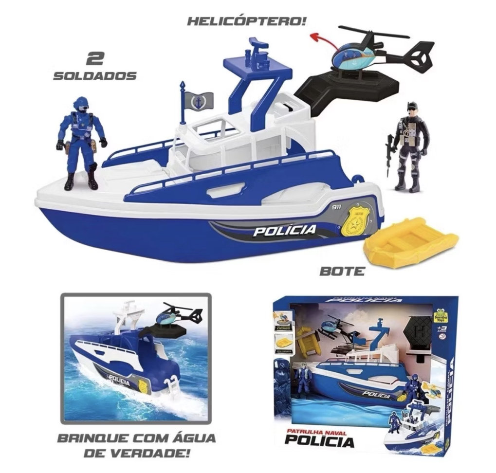 Lancha da polícia (patrulha naval)