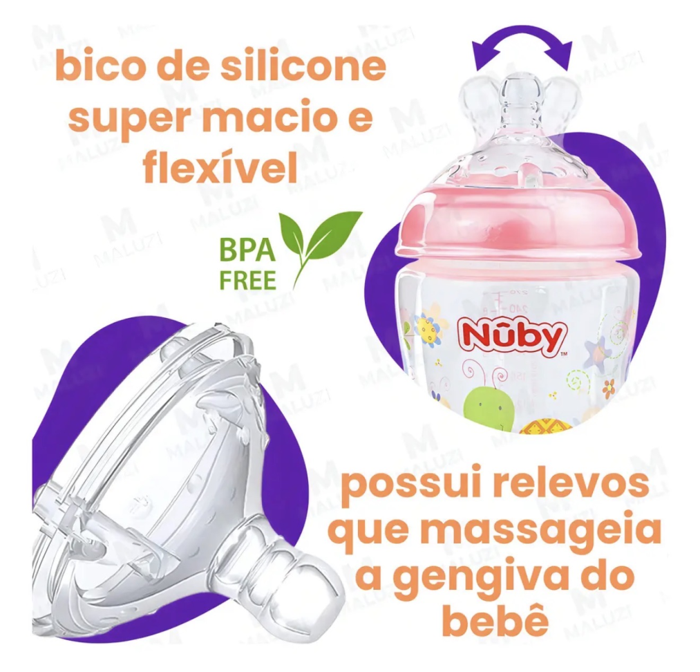 Mamadeira Nuby anticólica - #4