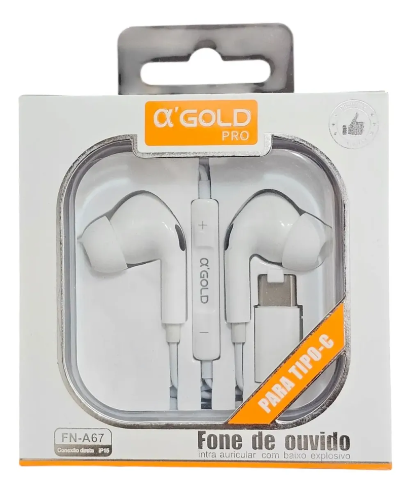 Fone De Ouvido Para Tipo-c