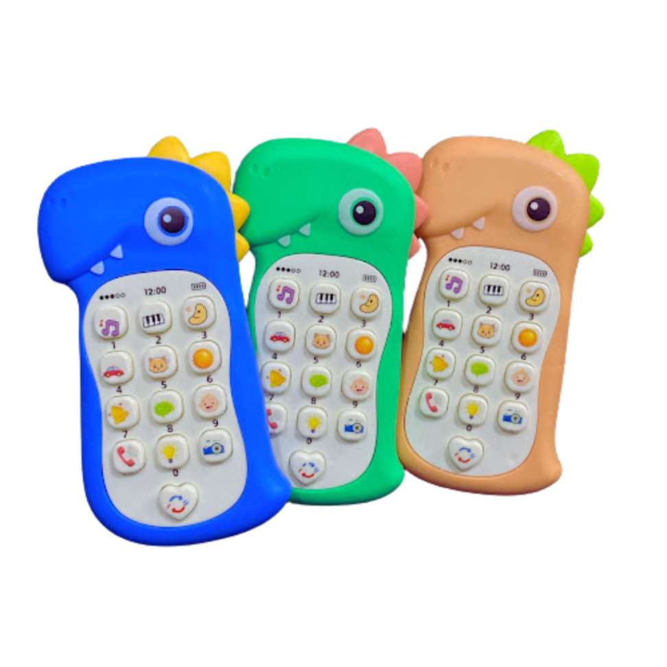 Brinquedo Celular Interativo com Som E Luzes - Dinossauro