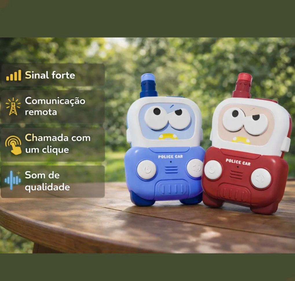 Walkie Talkie Infantil Policia