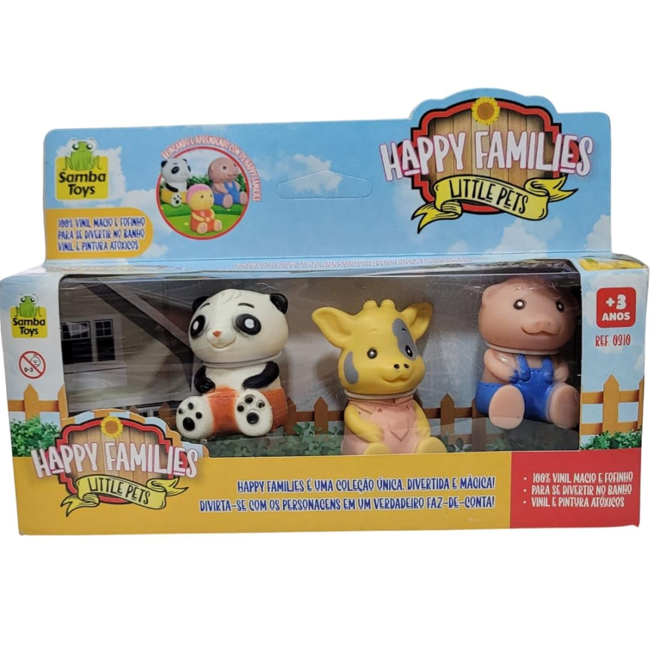 Dedoches de Animais Bichinhos da Fazenda - Happy Families
