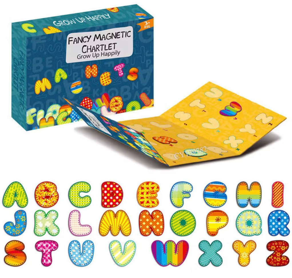 Alfabeto MagnéticoInfantil Letras Educativas Para Alfabetização e Formação De Palavras