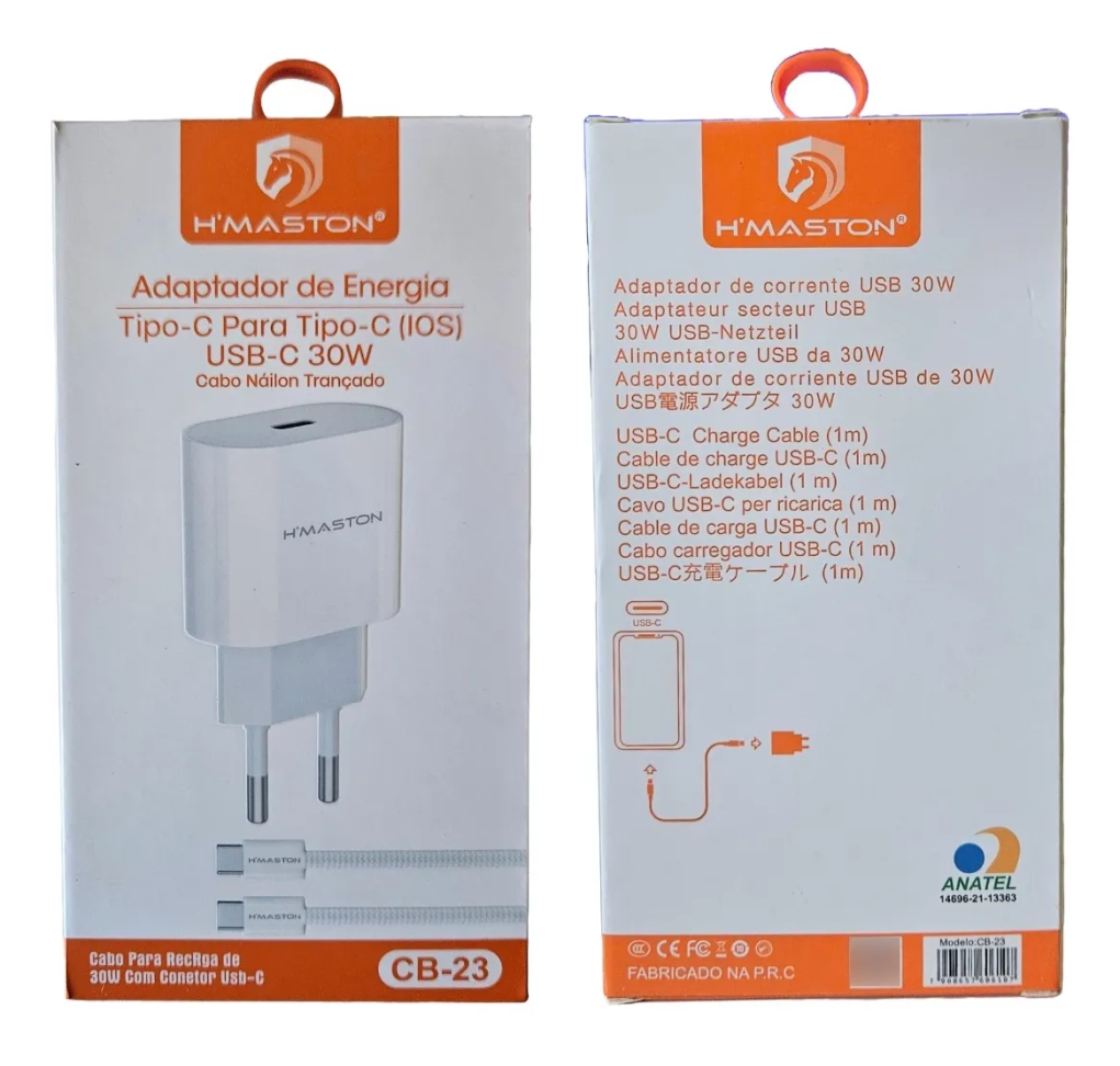 Carregador Turbo 30w Usb-c