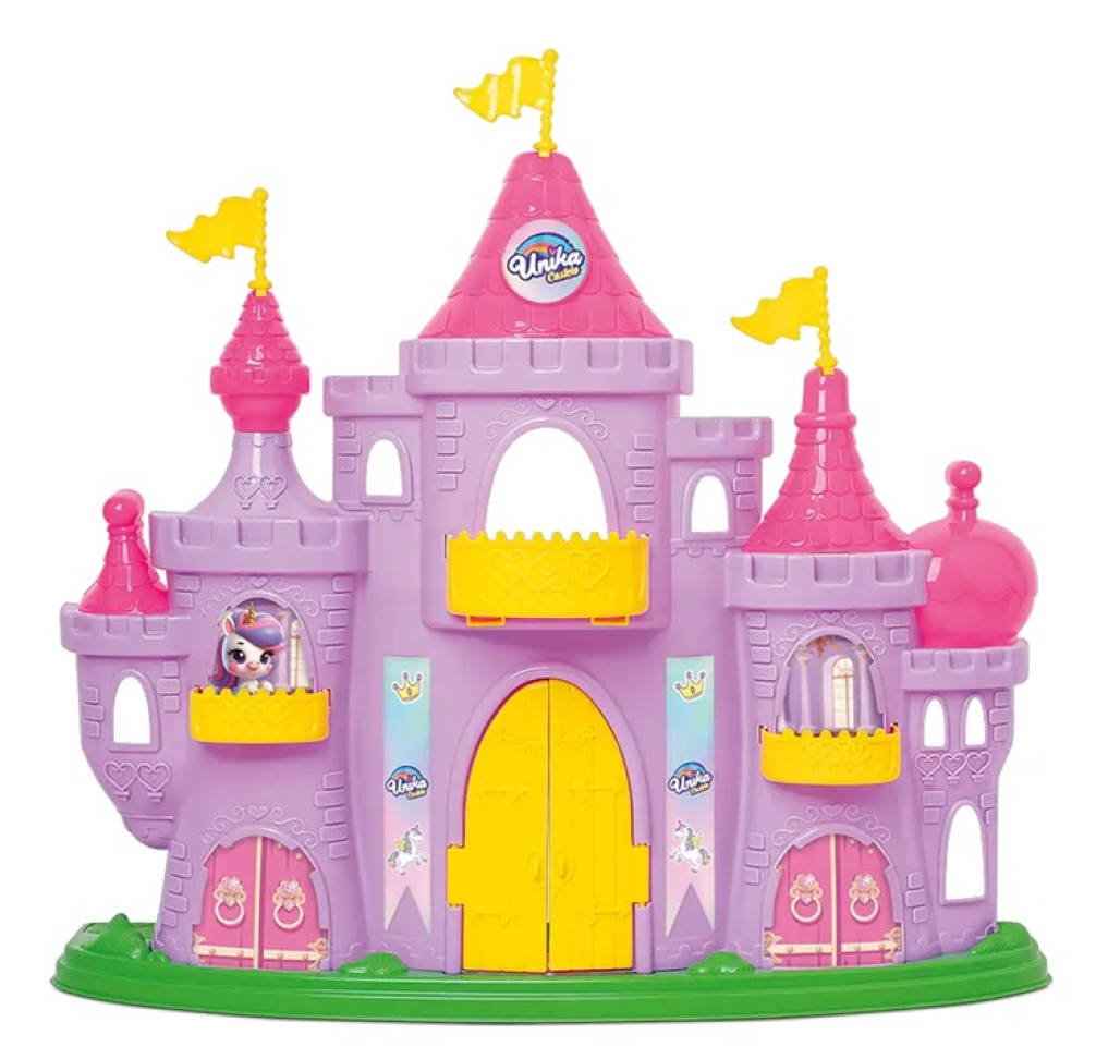 Castelo Unika Unicórnio Com Acessórios