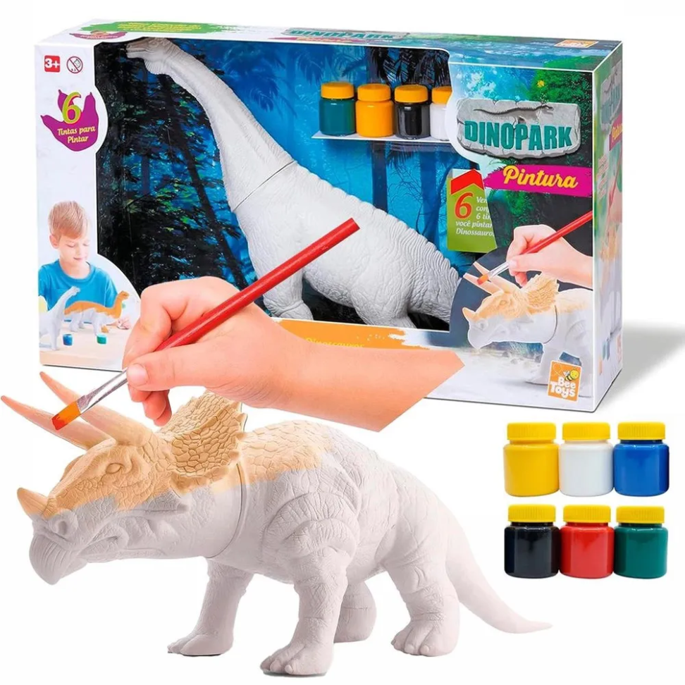 Dinossauro Para Pintar Dino Park - Bee Toys
