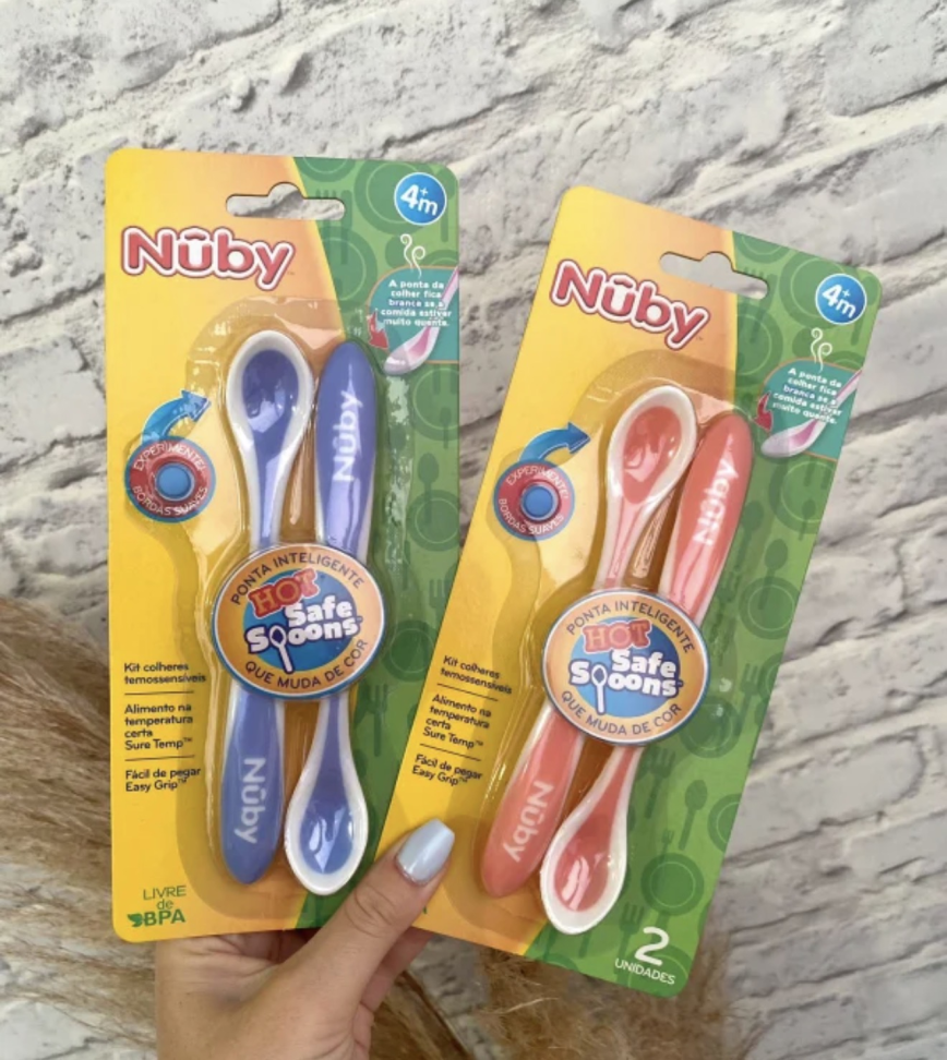 Colheres termossensíveis NUBY