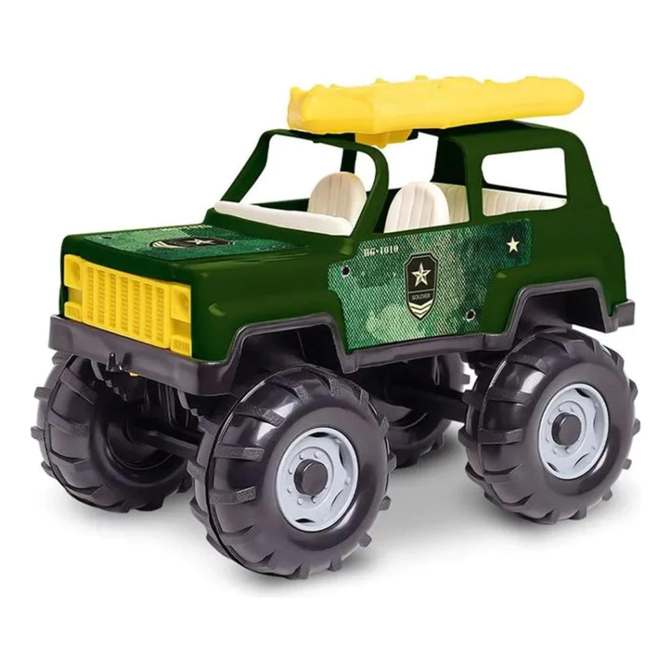 Brinquedo Base Militar C/ Jipe Force Warfare
