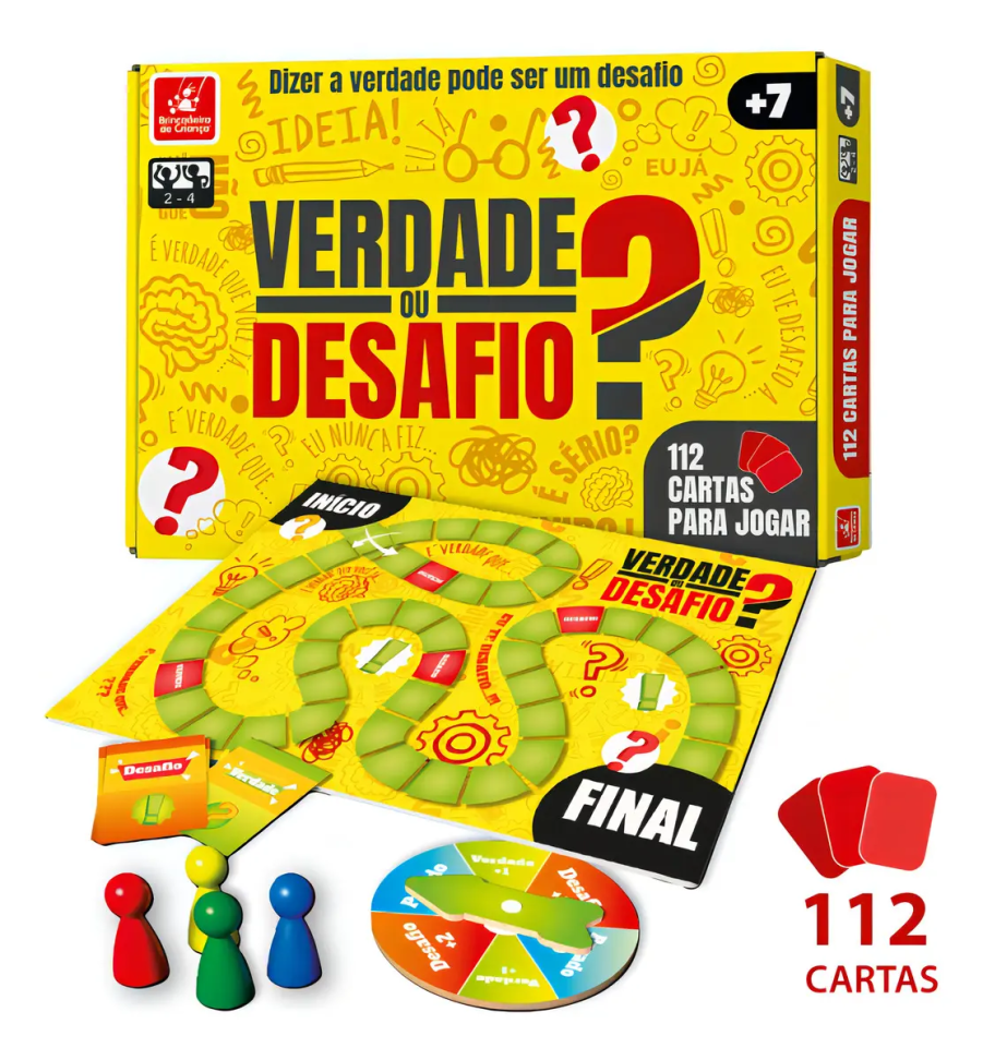Jogo Tabuleiro Verdade ou Desafio