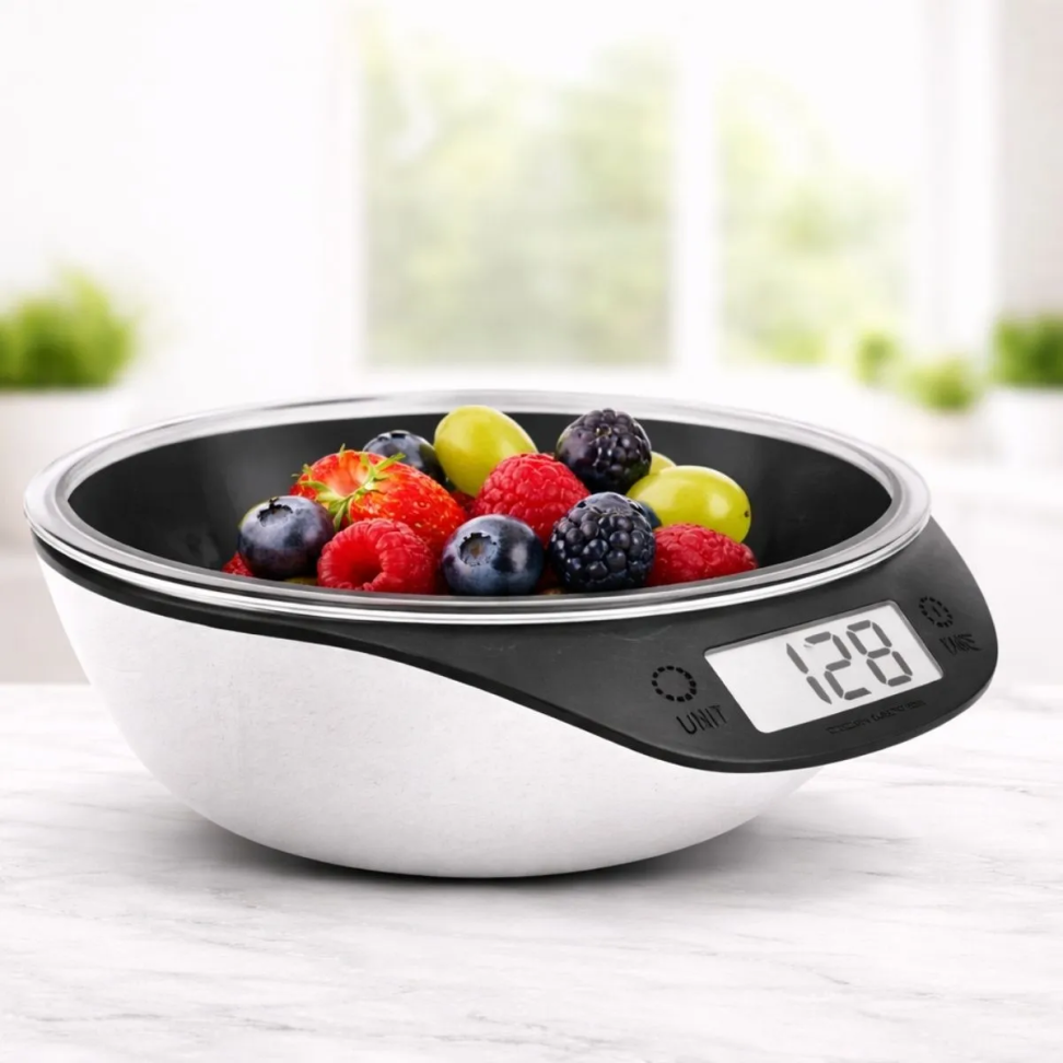 Balança Digital c/ Tigela Para Cozinha Alta Precisão 5kg