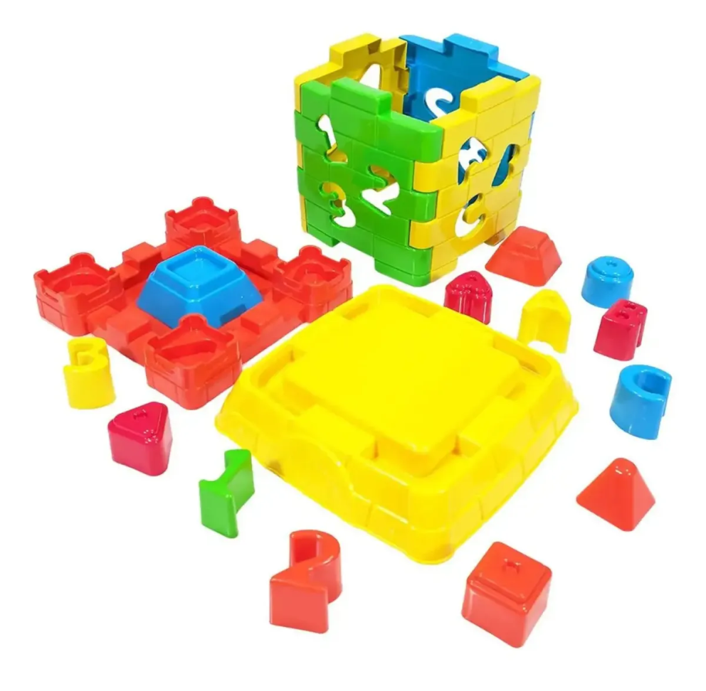 Castelo Interativo Didático c/ Blocos Para Encaixar
