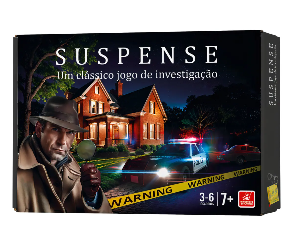 Jogo de Tabuleiro Suspense Investigação Criminal