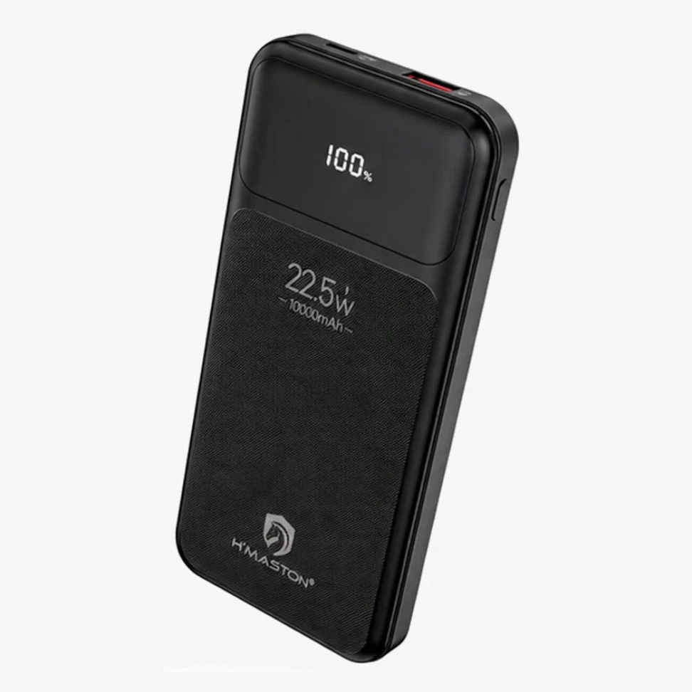 Power Bank 10000mAh 22.5W com Cabo Integrado