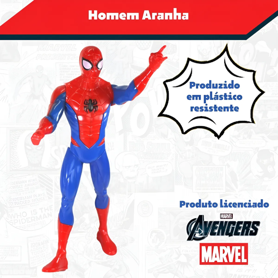 Homem Aranha Articulado Marvel  22cm