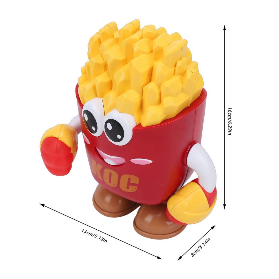 Batata Frita Dançante Com Luz e Som - Robô Dançante