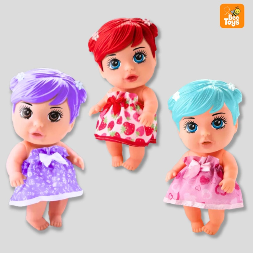 Boneca Mini Bee Hugs Sabores 100% Vinil