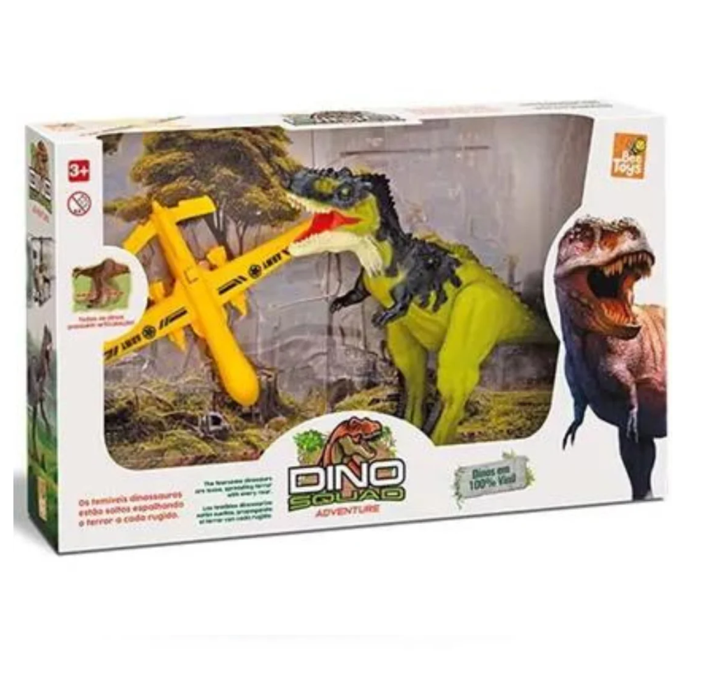 Dino Squad Adventure Rajassauro - Dinossauro Em Vinil