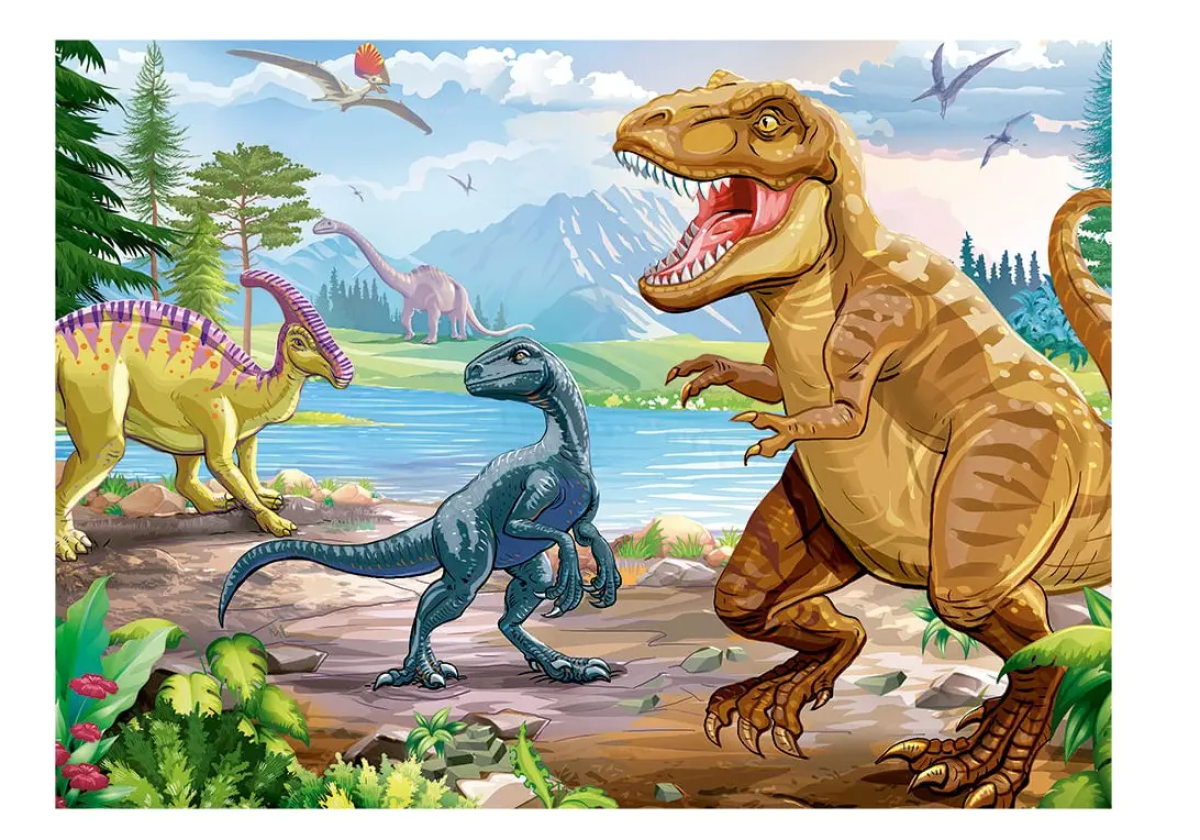 uzzle Quebra Cabeça Infantil T-rex C/ 60 Peças - #3