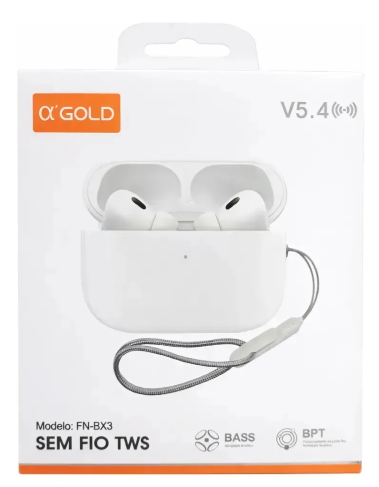 Fone De Ouvido Sem Fio Bluetooth A'gold Fn-bx3