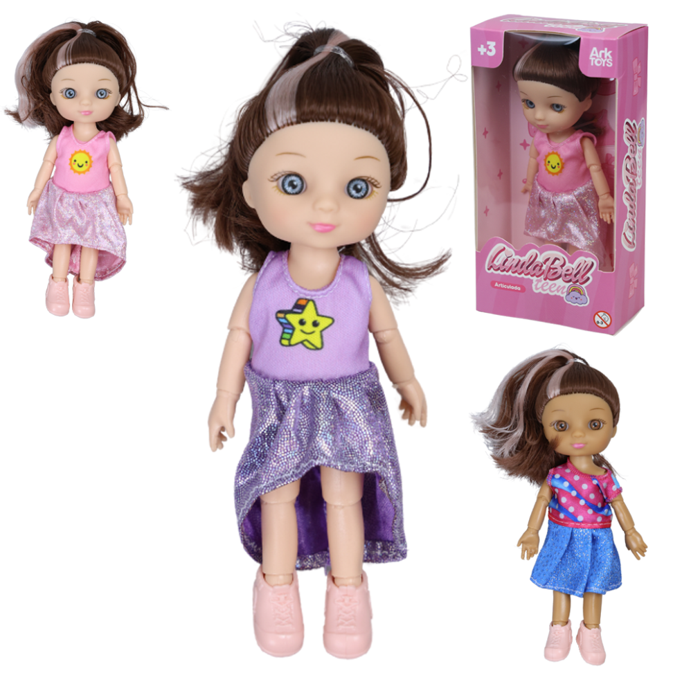 Boneca Linda Bell Teen Articulada