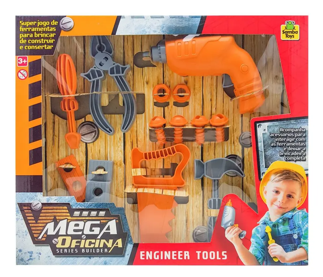 Mega Oficina Infantil Com Acessório