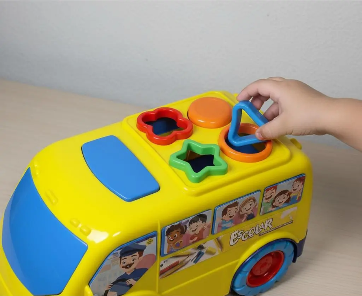 Onibus Didático c/ Peças e Encaixe Pedagógico - #3