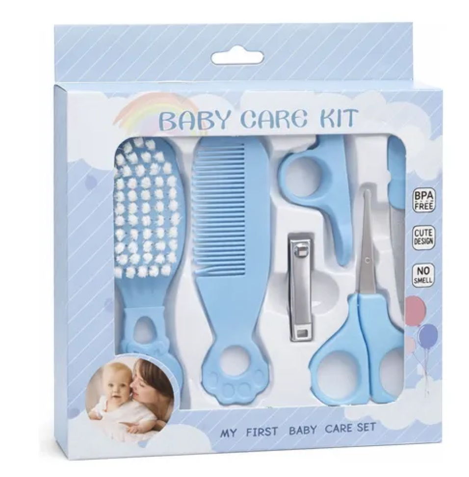 Kit Manicure Infantil Conjunto Cuidado com Bebê 6 peças - Novo Século
