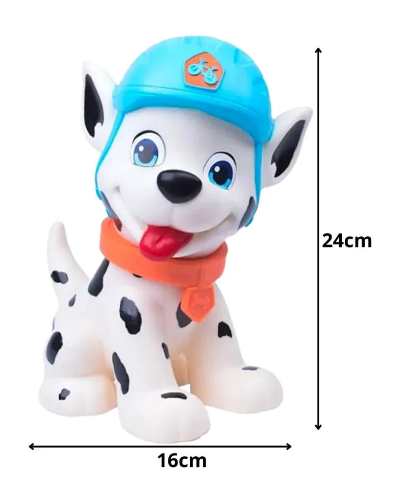 Cachorro Brinquedo Menino Esquadrão Pet Patrulha 100% Vinil