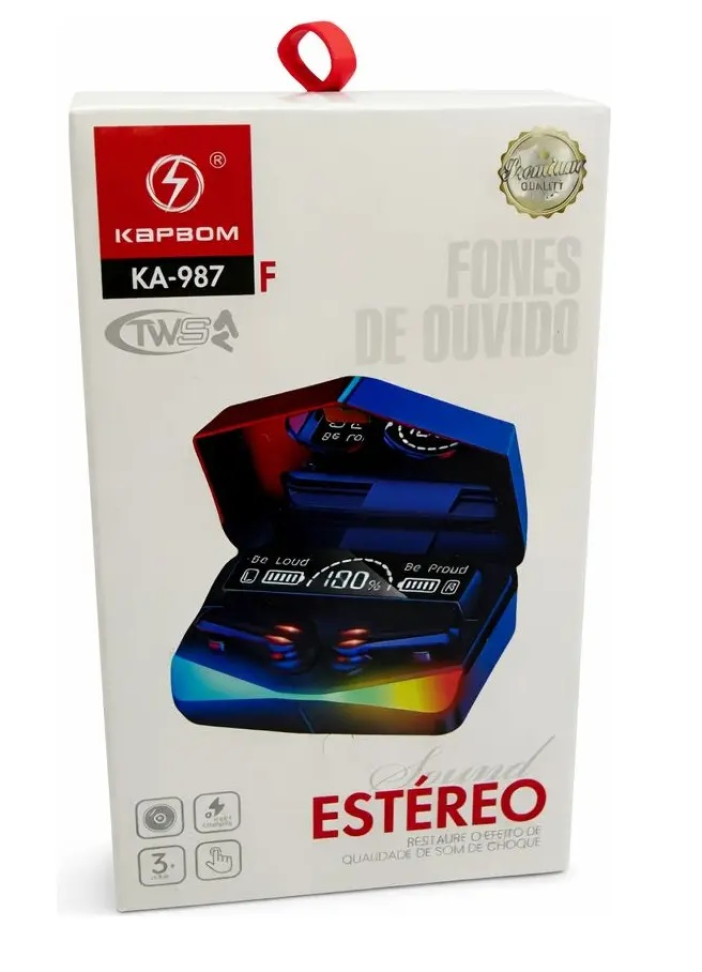 Fone De Ouvido Bluetooth Tws Recarregável KA-987F
