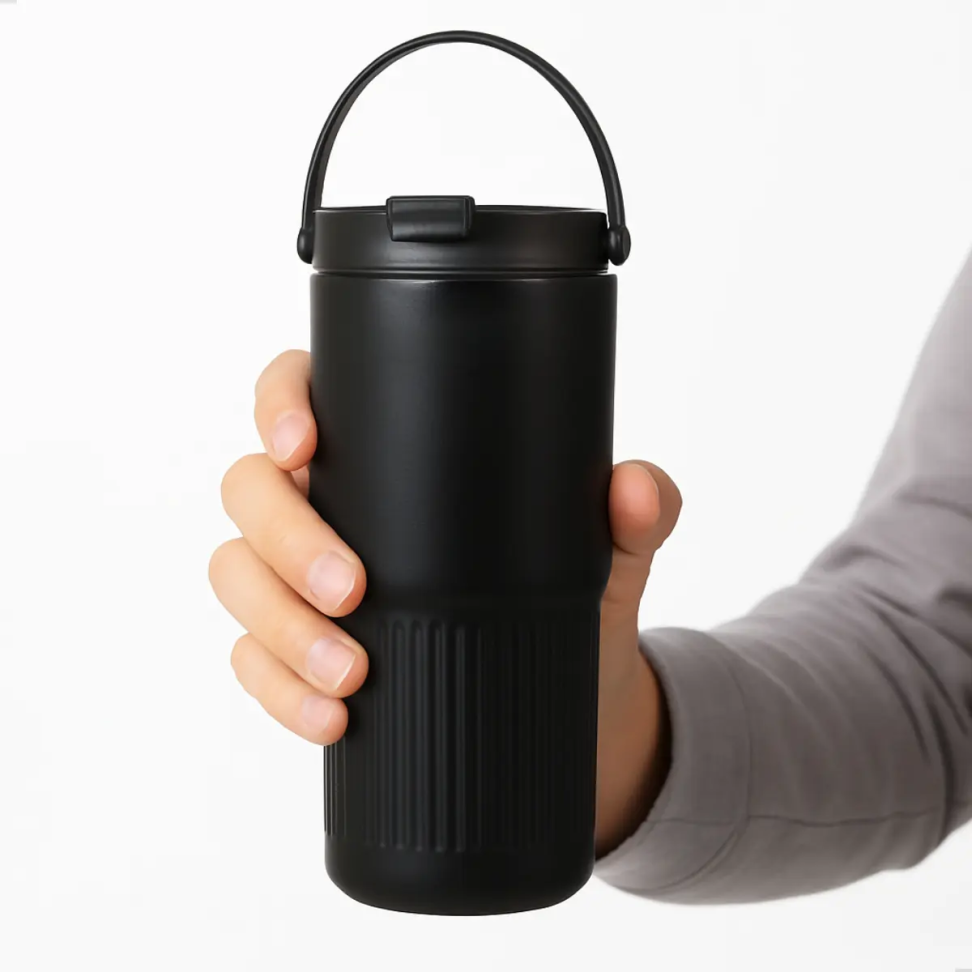 Copo Térmico Fitness 750ml Inox Tampa C/ Alça Vedada