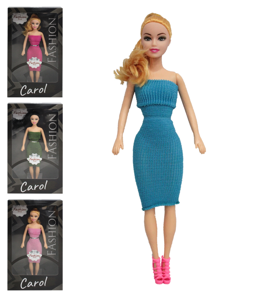 Boneca Carol com Vestido