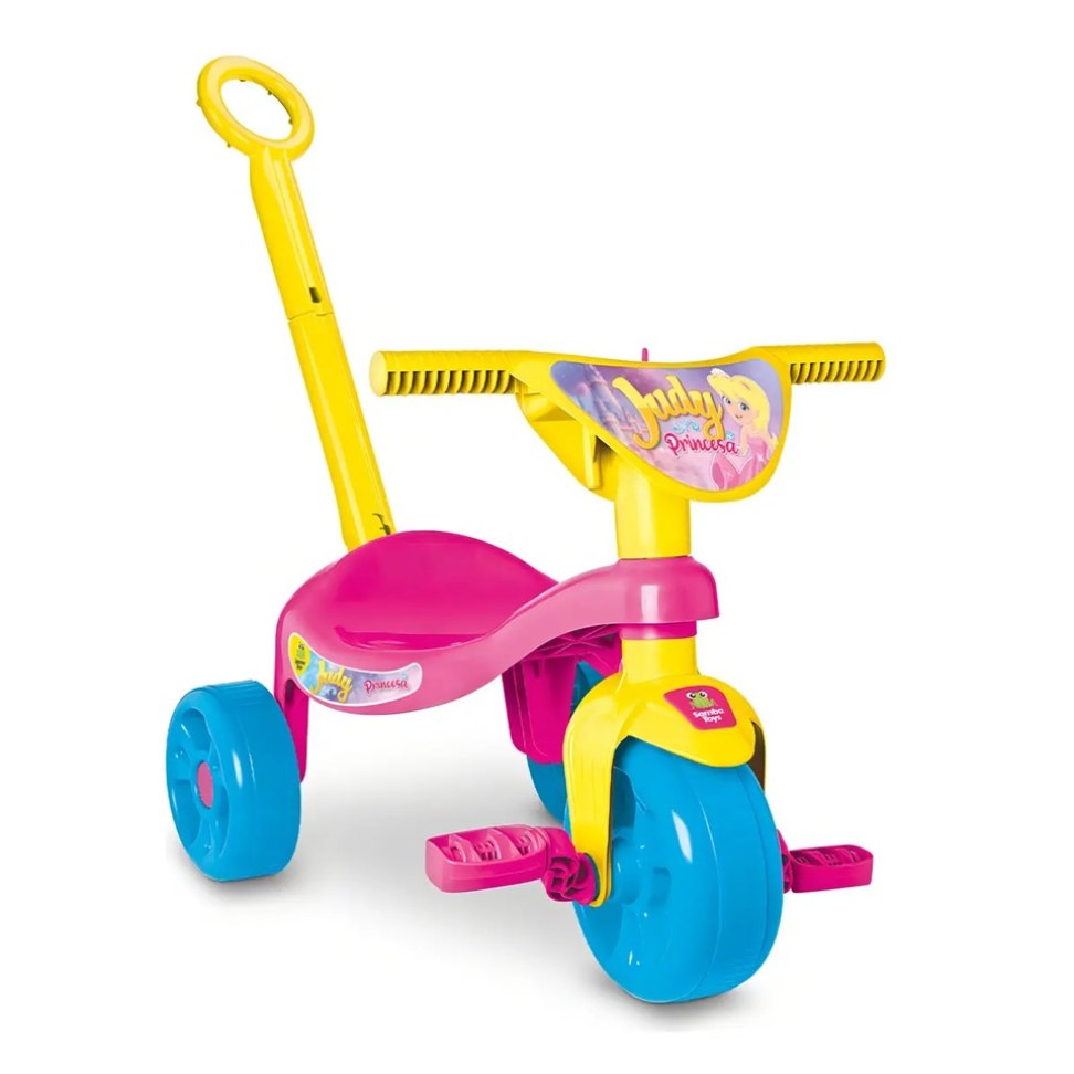 Triciclo Tchuco Judy Princesa Com Haste