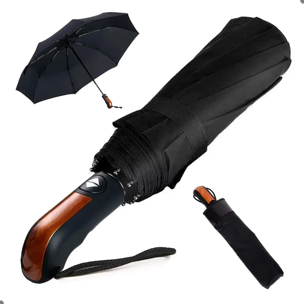 Guarda Chuva Reforçado 103cm Madeira