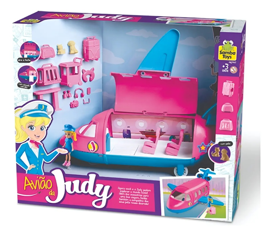 Avião Da Judy Com Acessórios