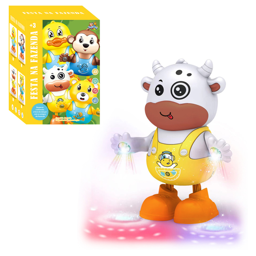 Vaquinha Dançarina Com Som e Luz