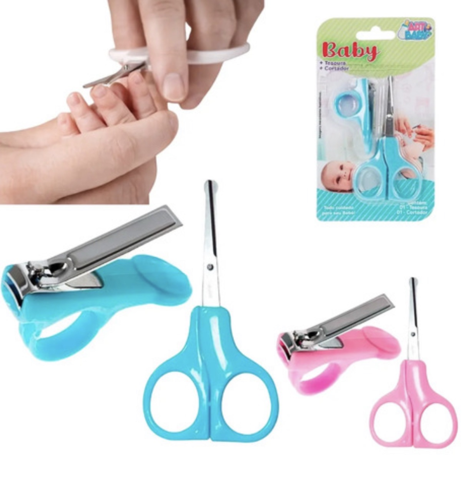 Kit cortador de unha infantil 3 peças
