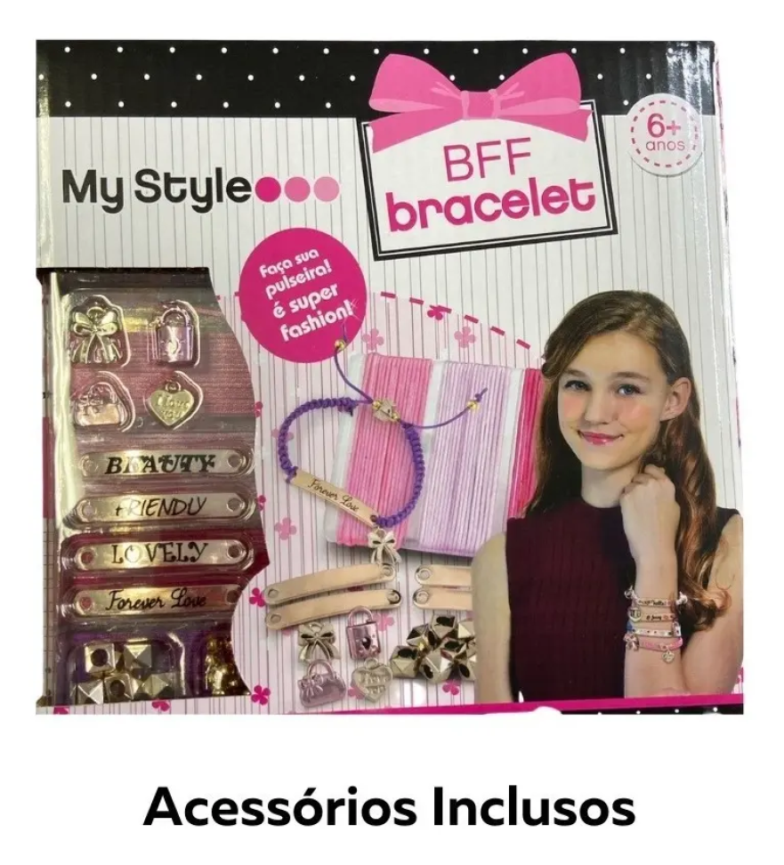 Pulseiras My Style Bff Com Acessórios