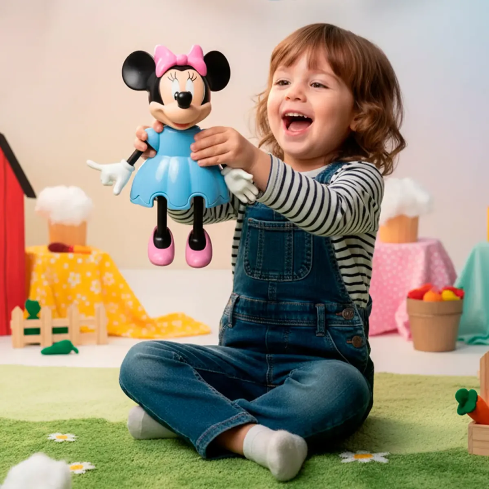 Boneca Minnie Mouse Vamos Brincar Oficial Disney - Elka
