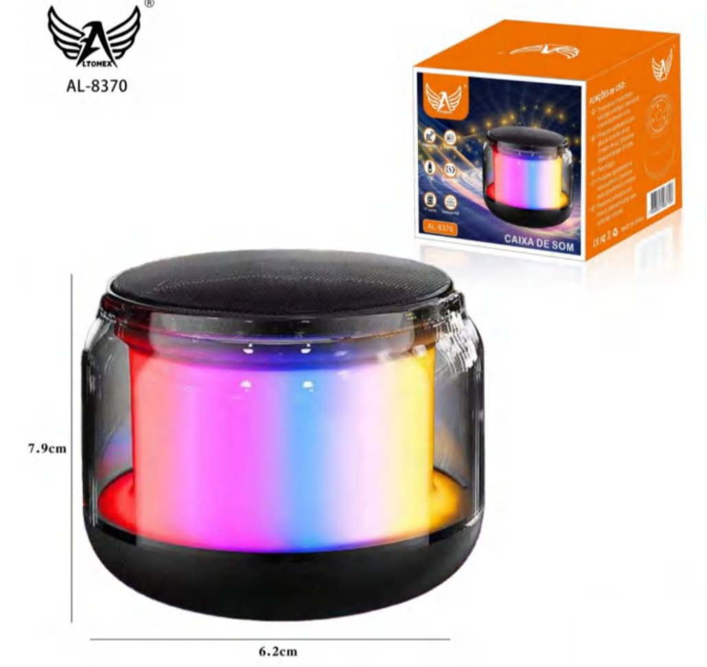 Mini Caixinha de Som Portátil Bluetooth
