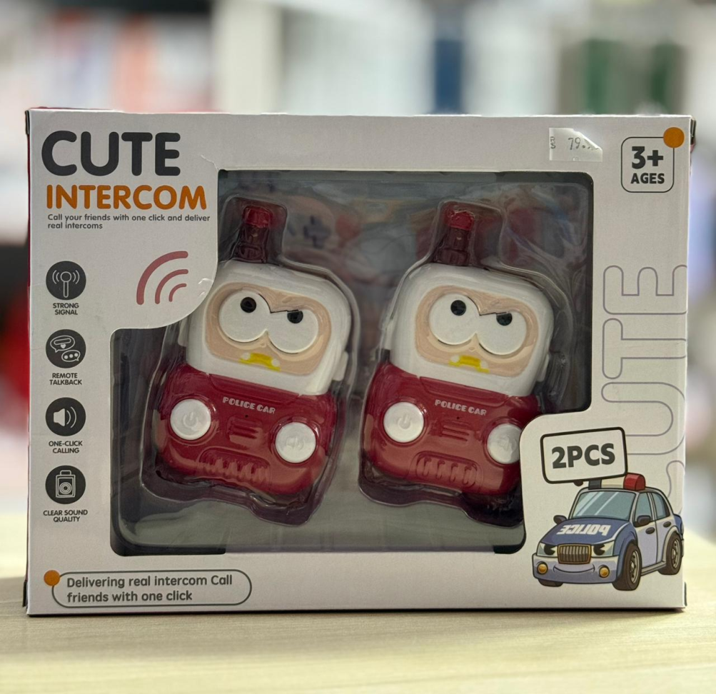 Walkie Talkie Infantil Policia